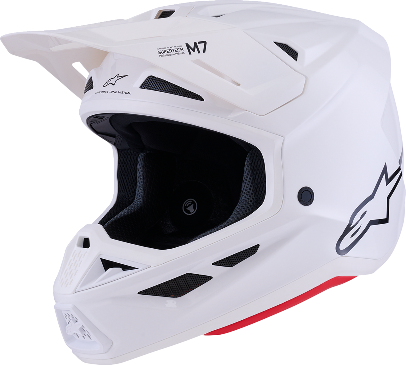 ALPINESTARS SM7 Helmet - Solid - Gloss White - Medium 8301426-2180-M