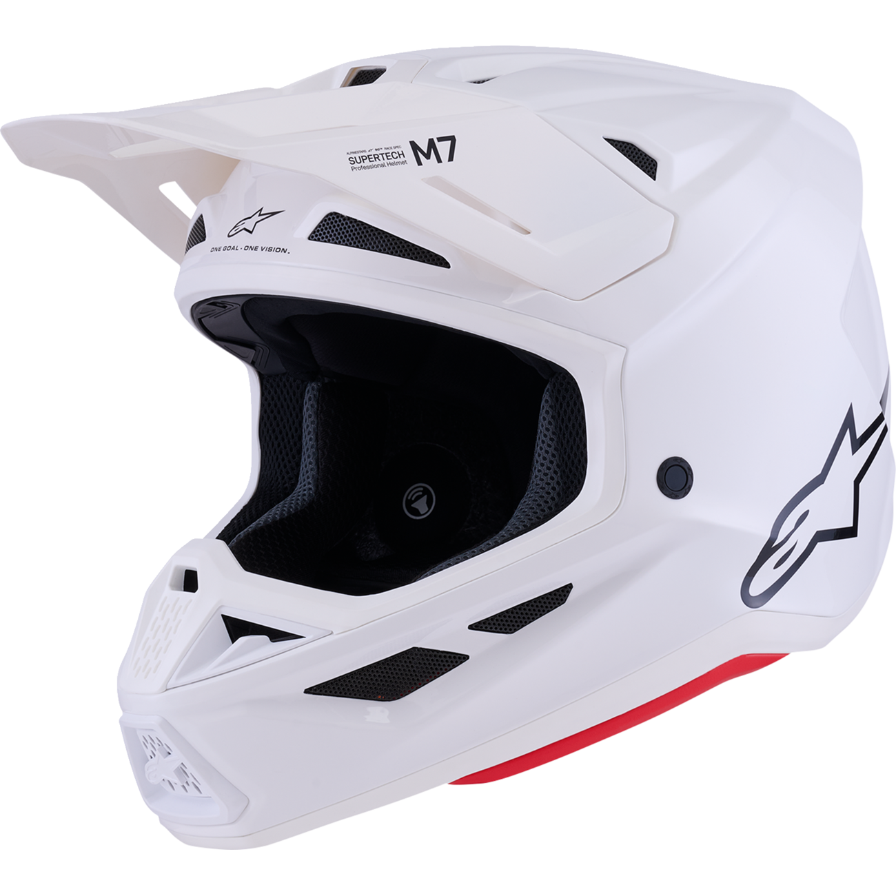 ALPINESTARS SM7 Helmet - Solid - Gloss White - Medium 8301426-2180-M