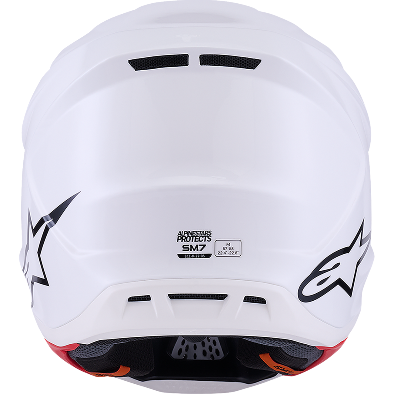 ALPINESTARS SM7 Helmet - Solid - Gloss White - Small 8301426-2180-S