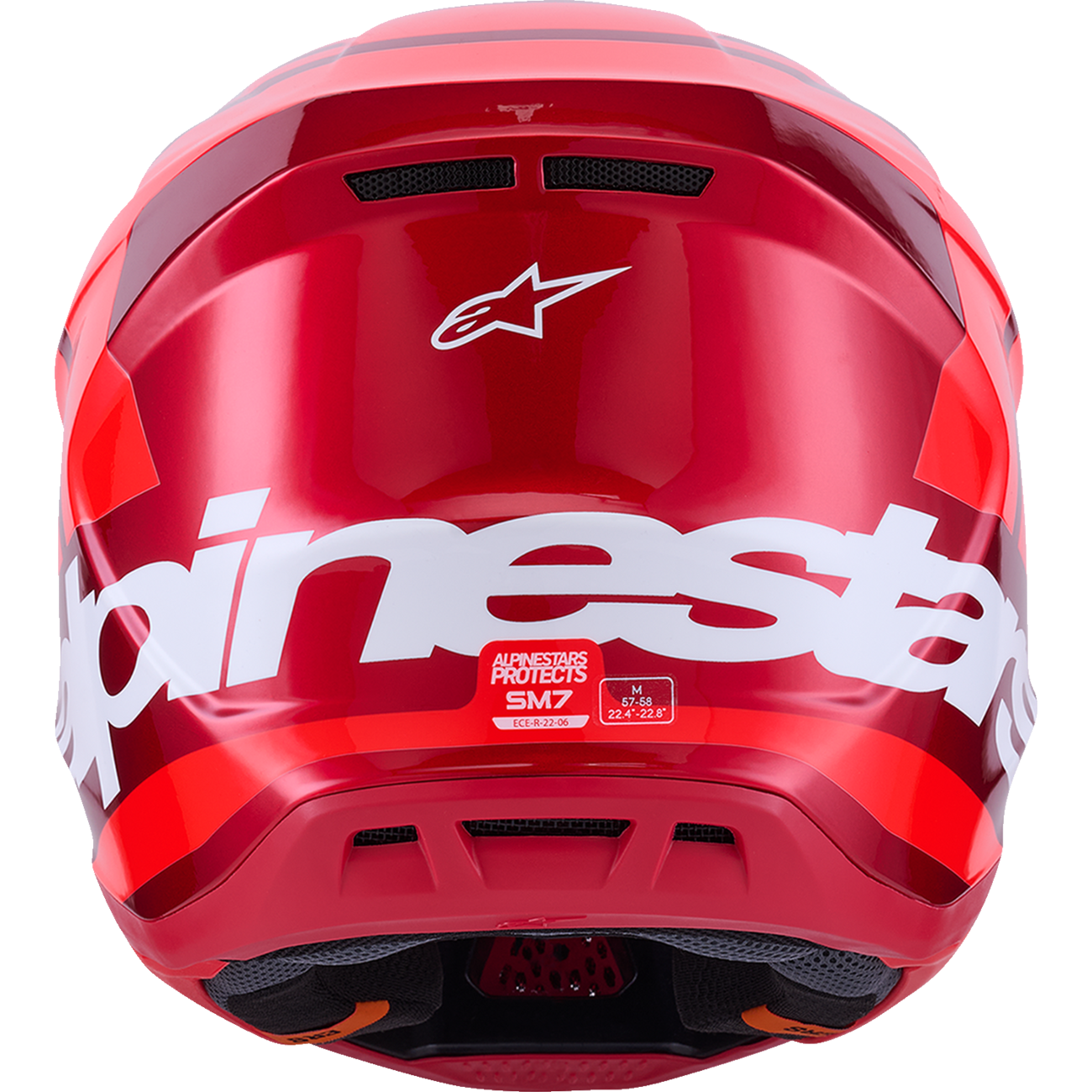 ALPINESTARS SM7 Helmet - Core - Gloss Red - Small 8301826-3127-S