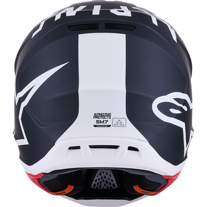 ALPINESTARS SM7 Helmet - Dasher - Matte Black/White - XS 8302226-1121-XS