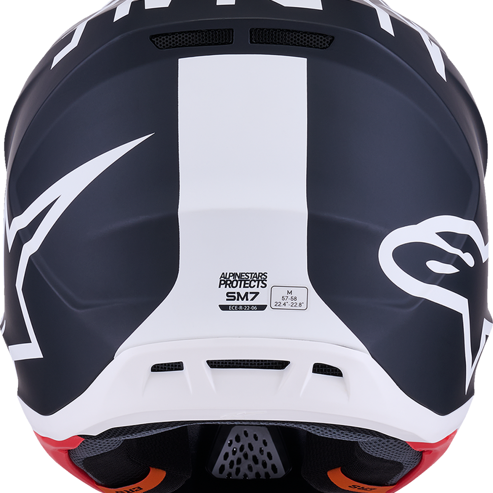 
                      
                        ALPINESTARS SM7 Helmet - Dasher - Matte Black/White - Small 8302226-1121-S
                      
                    