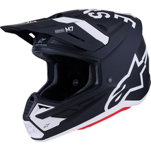 ALPINESTARS SM7 Helmet - Dasher - Matte Black/White - XL 8302226-1121-XL