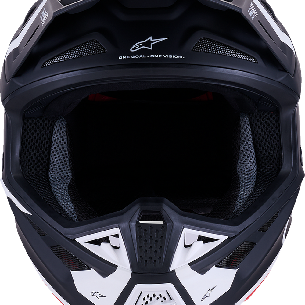 ALPINESTARS SM7 Helmet - Dasher - Matte Black/White - 2XL 8302226-1121-XXL