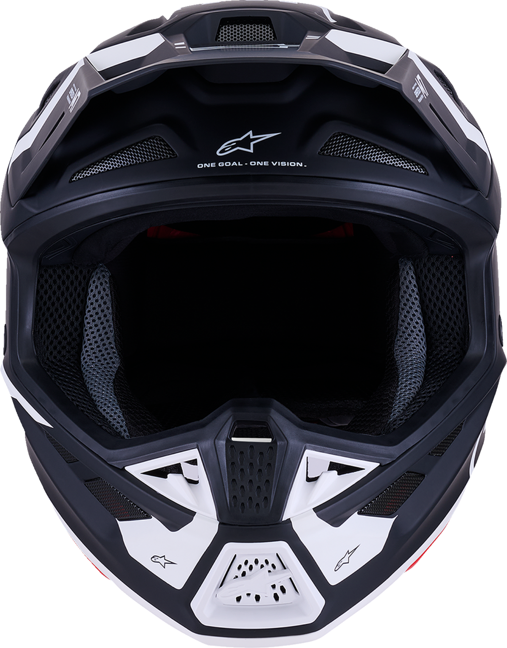 ALPINESTARS SM7 Helmet - Dasher - Matte Black/White - 2XL 8302226-1121-XXL