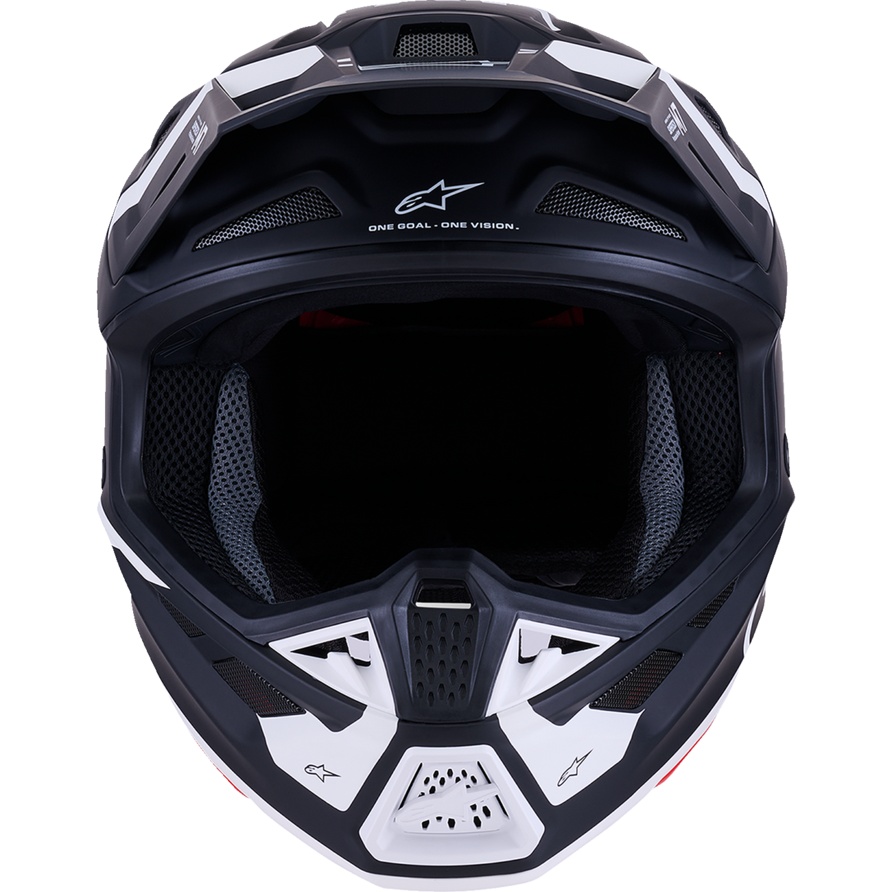 ALPINESTARS SM7 Helmet - Dasher - Matte Black/White - 2XL 8302226-1121-XXL