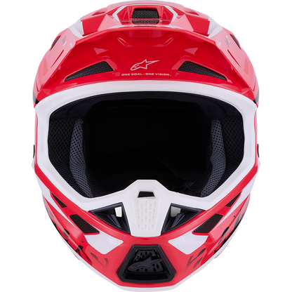 ALPINESTARS SM7 Helmet - Deed - Gloss Red/Black/White - 2XL 8302426-3139-XXL