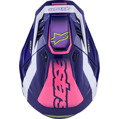 ALPINESTARS SM7 Helmet - Deed - Gloss Purple/Pink - XS 8302426-3142-XS