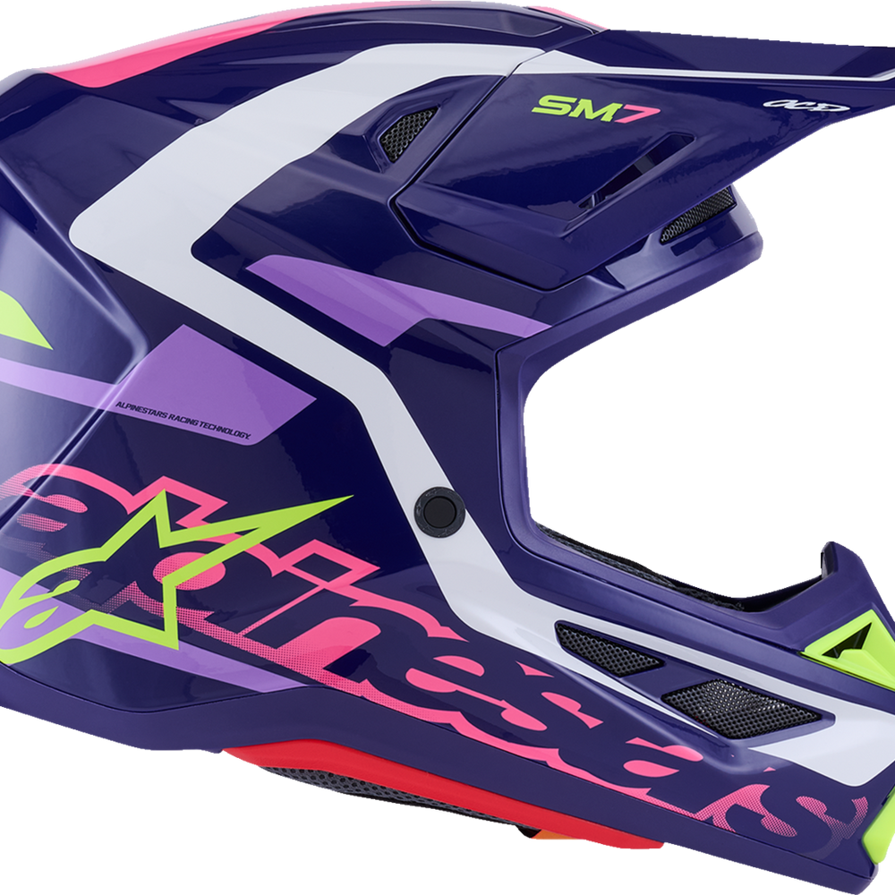 
                      
                        ALPINESTARS SM7 Helmet - Deed - Gloss Purple/Pink - Medium 8302426-3142-M
                      
                    