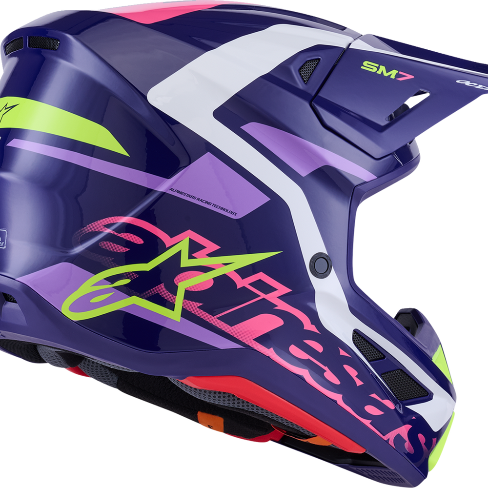 
                      
                        ALPINESTARS SM7 Helmet - Deed - Gloss Purple/Pink - Medium 8302426-3142-M
                      
                    
