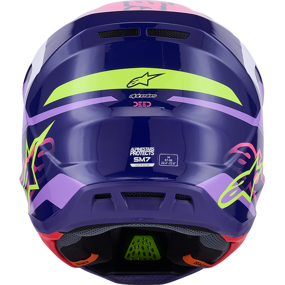
                      
                        ALPINESTARS SM7 Helmet - Deed - Gloss Purple/Pink - XL 8302426-3142-XL
                      
                    