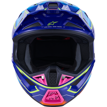 ALPINESTARS SM7 Helmet - Cast - Gloss/Blue/Pink/Yellow Fluo - Small 8302626-7254-S