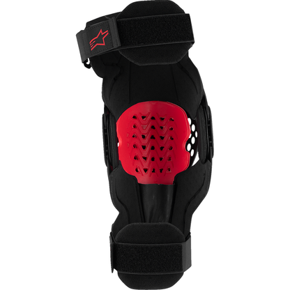 ALPINESTARS SX-1 Plasma Knee Guards - Black/Red/Cool Gray - L/XL 6500326-1498-LXL