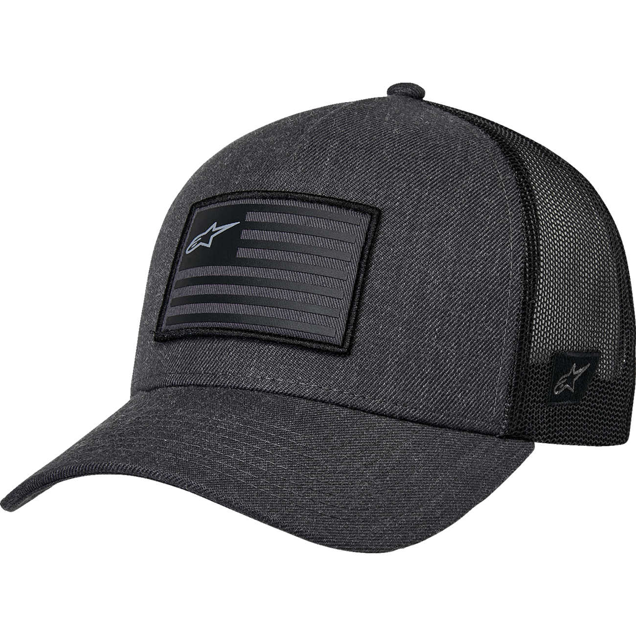 ALPINESTARS Flag Snapback Hat - Heather Charcoal/Black 1211-81013-1910-OS