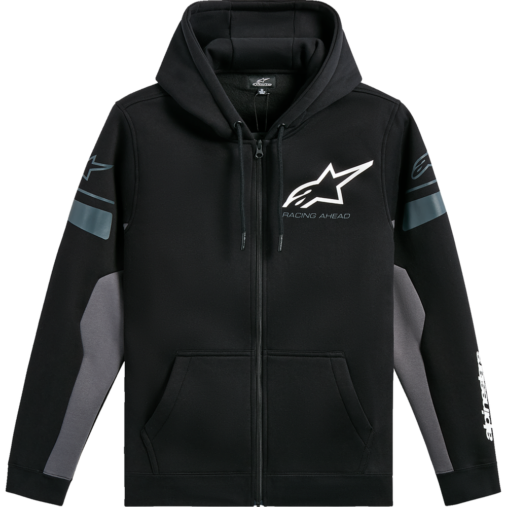 ALPINESTARS Esemex Zip Hoodie - Black/Charcoal - Medium 1235-53200-1018-M