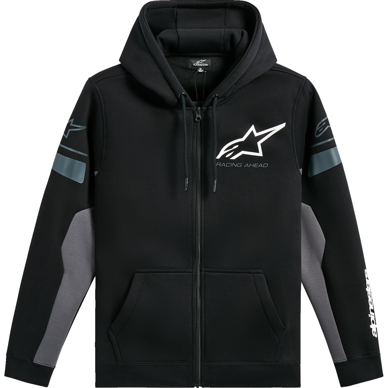 ALPINESTARS Esemex Zip Hoodie - Black/Charcoal - XL 1235-53200-1018-XL