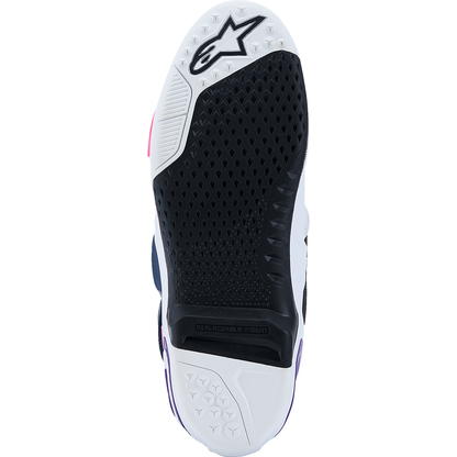 ALPINESTARS Tech 10 Boots - White/Violet/Navy/Pink Fluorescent - US 12 / EU 47 2010020-2780-12