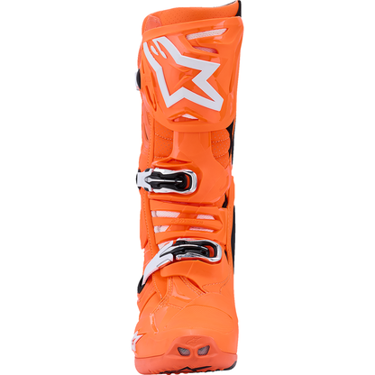 ALPINESTARS Tech 10 Supervented Boots - Fluorescent Orange/Black/White - US 7 / EU 40.5 2010520-4512-7