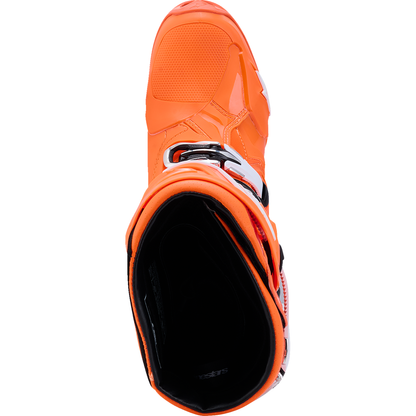 ALPINESTARS Tech 10 Supervented Boots - Fluorescent Orange/Black/White - US 14 / EU 49.5 2010520-4512-14