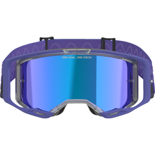 ALPINESTARS GOGGLES Vision 8 Goggle - Corp - Purple - Blue Mirror Lens 5101625-3116