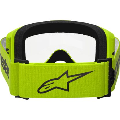 ALPINESTARS GOGGLES Vision 3 Goggle - Wordmark - Yellow - Clear Lens 5103325-5038