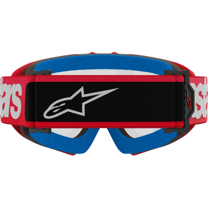 ALPINESTARS GOGGLES Youth Vision Goggle - Blaze - Red - Clear Lens 5140325-3067