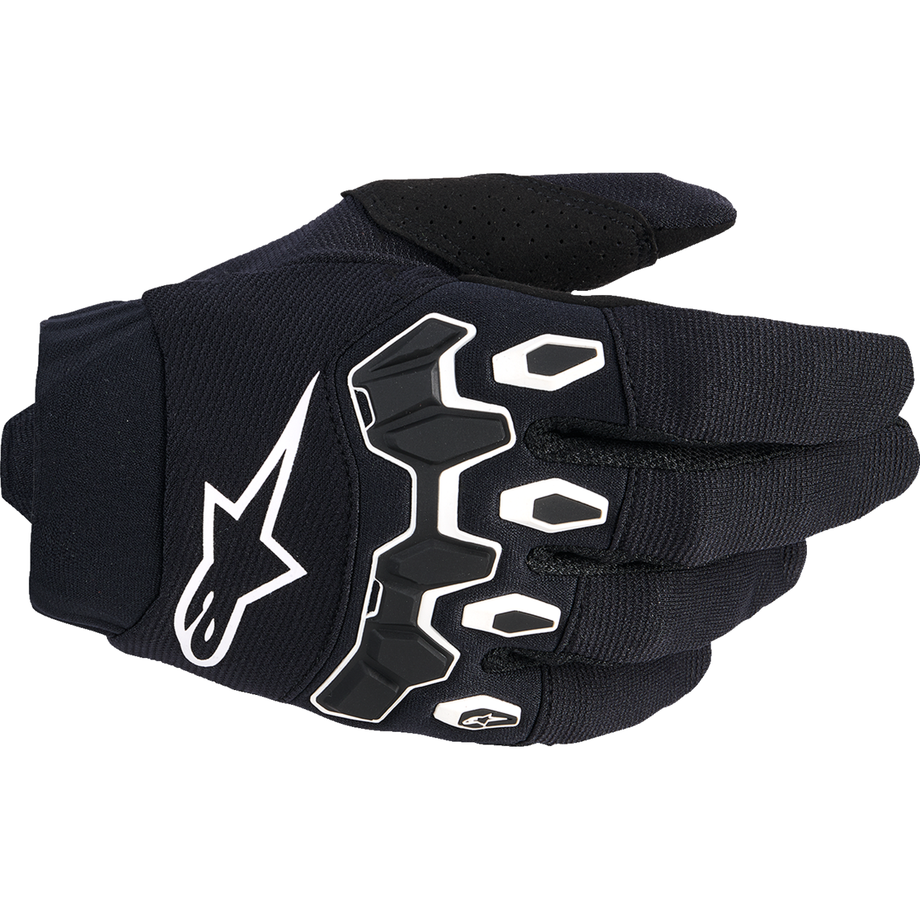 ALPINESTARS Youth Full Bore V2 Gloves - Black/White - Large 3540226-12-L