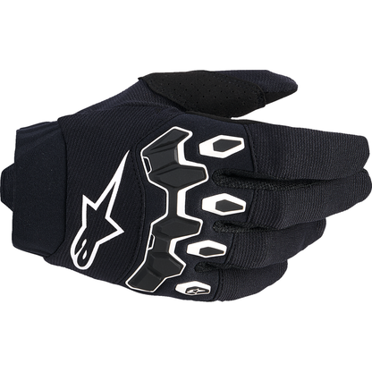 ALPINESTARS Youth Full Bore V2 Gloves - Black/White - Small 3540226-12-S