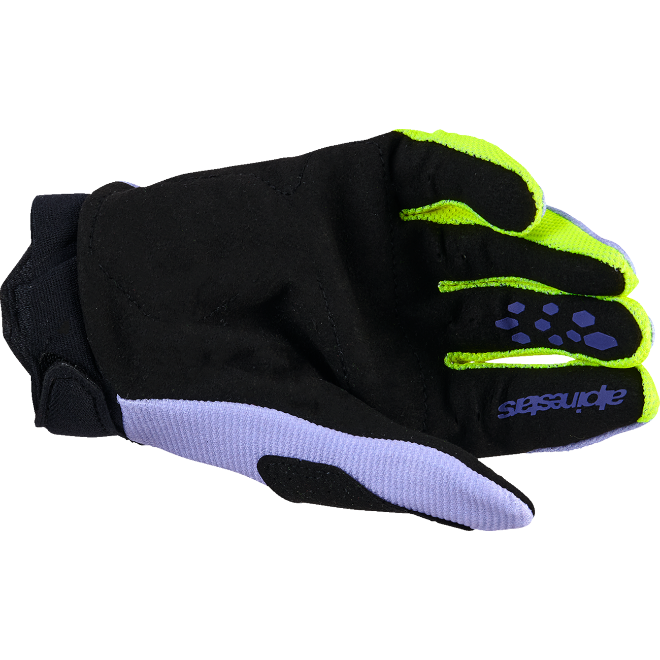 ALPINESTARS Youth Full Bore V2 Gloves - Purple/Fluo Yellow - Medium 3540226-3175-M