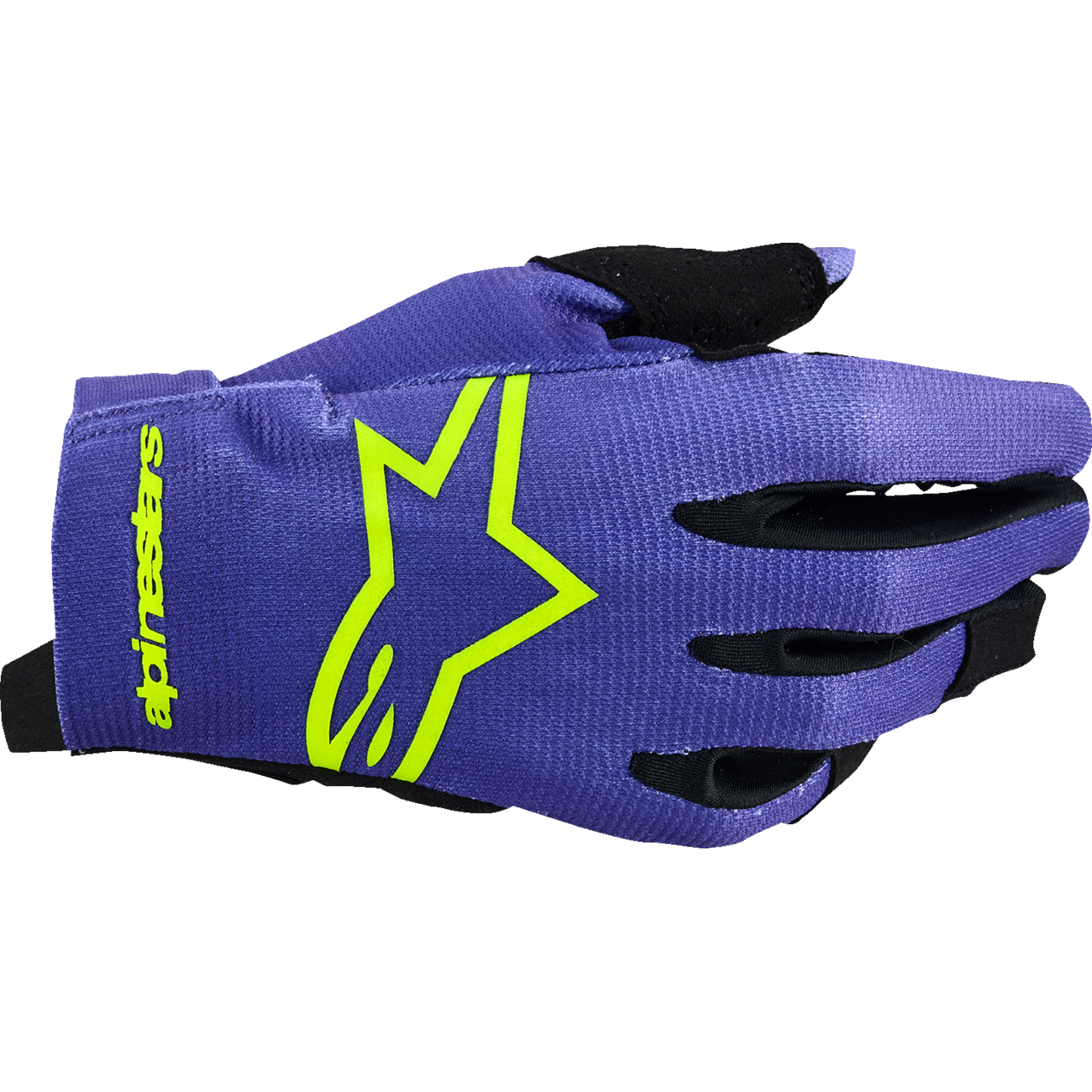 ALPINESTARS Youth Radar Gloves - Purple/Fluo Yellow - Medium 3541824-3175-M
