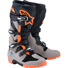 ALPINESTARS Tech 7 Enduro Boots - Black/Warm Gray/Fluorescent Orange - US 7 2010426-1562-7