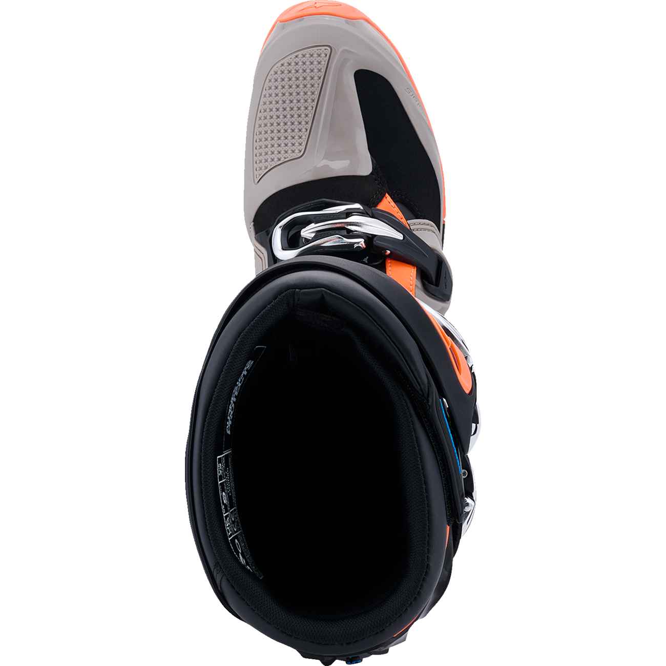 ALPINESTARS Tech 7 Enduro Boots - Black/Warm Gray/Fluorescent Orange - US 8 2010426-1562-8