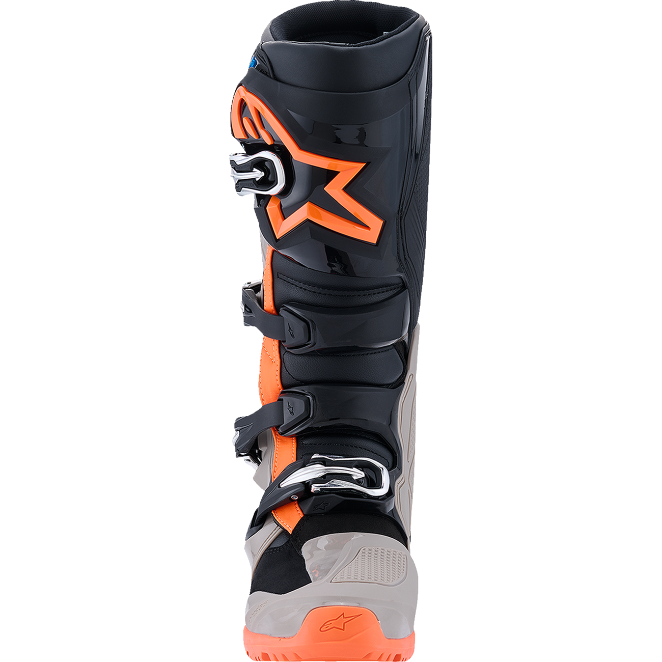 ALPINESTARS Tech 7 Enduro Boots - Black/Warm Gray/Fluorescent Orange - US 7 2010426-1562-7