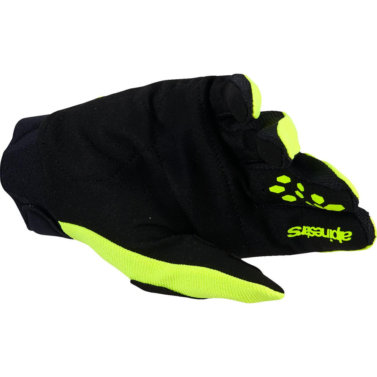 ALPINESTARS Full Bore V2 Gloves - Fluo Yellow/Black - Small 3560426-551-S