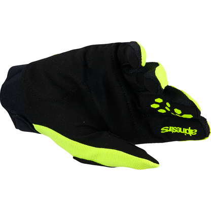 ALPINESTARS Full Bore V2 Gloves - Fluo Yellow/Black - Small 3560426-551-S