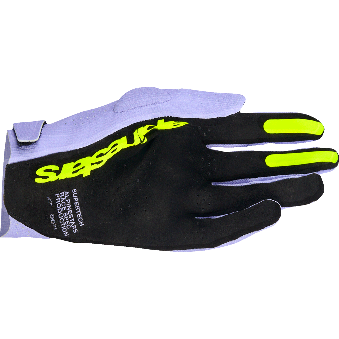 ALPINESTARS Supertech MX Gloves - Lavender/Violet/Fluo Yellow - 4XL 3560526-3151-4X