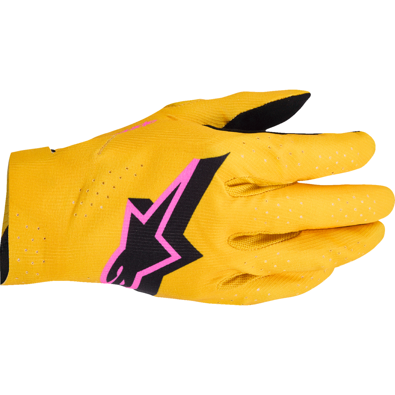 ALPINESTARS Supertech MX Gloves - Gold/Black/Fluo Pink - 4XL 3560526-5005-4X