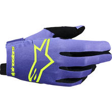 ALPINESTARS Radar Gloves - Purple/Fluo Yellow - 2XL 3561824-3175-2X