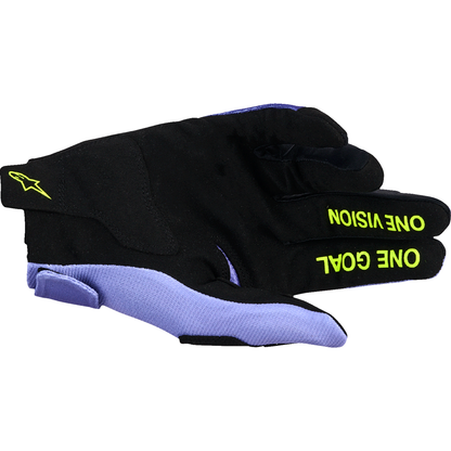 ALPINESTARS Radar Gloves - Purple/Fluo Yellow - XL 3561824-3175-XL