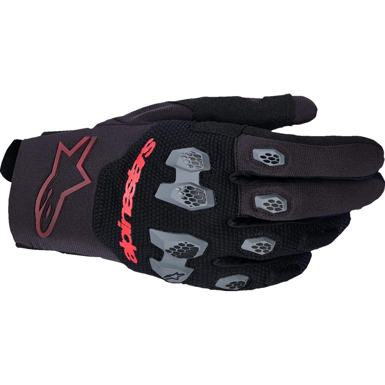 ALPINESTARS Pro-Dura Gloves - Black/Bright Red - XL 3560425-1303-XL