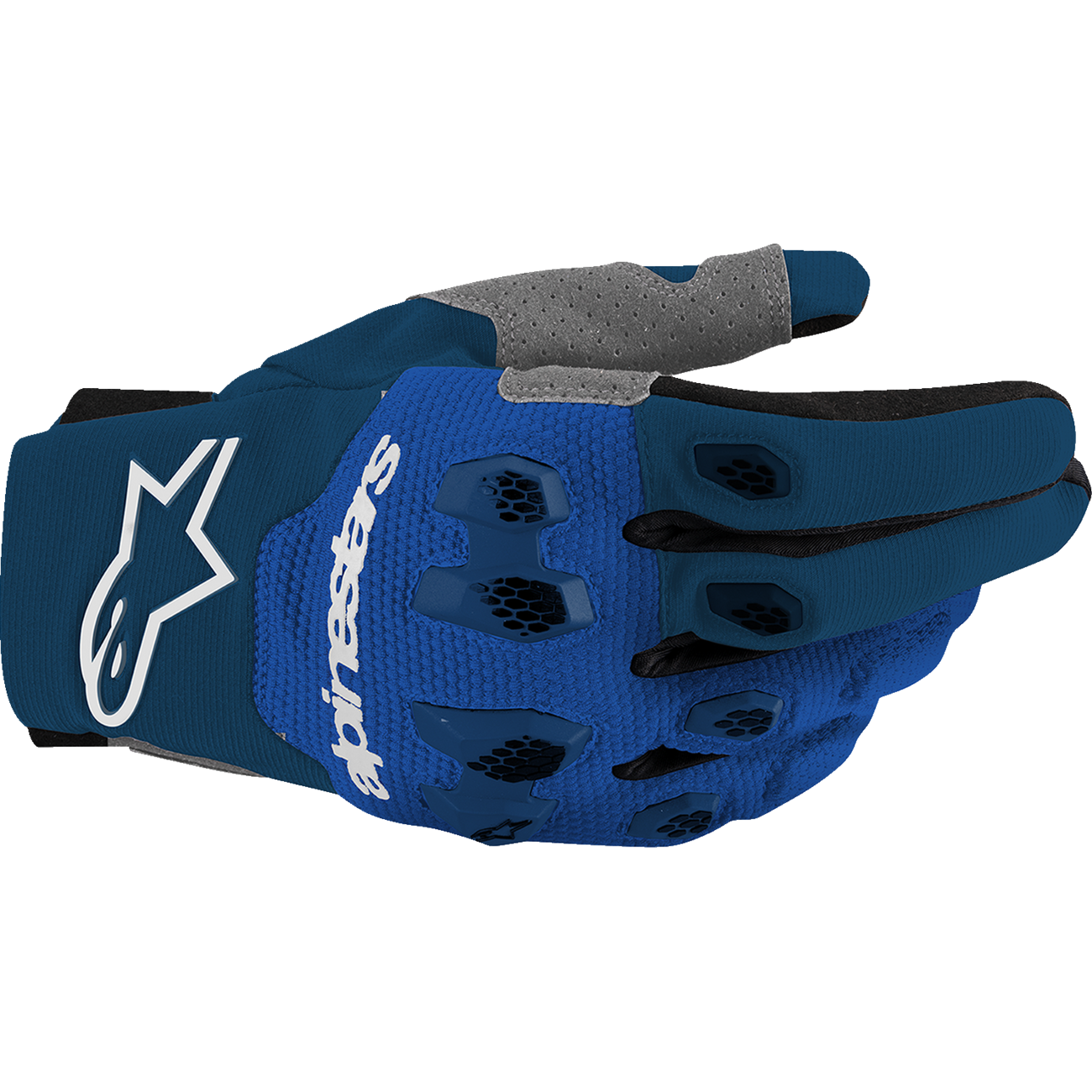 ALPINESTARS Pro-Dura Gloves - Navy/Bright Blue/White - 2XL 3560425-7174-2X