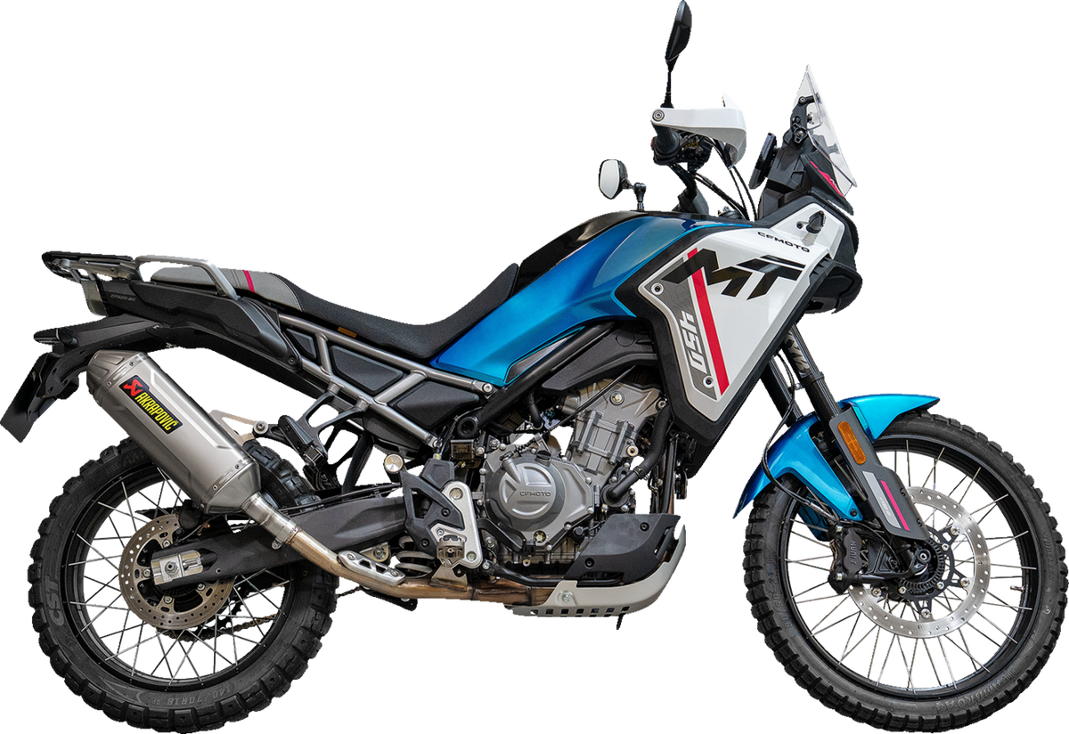 AKRAPOVIC Slip-On Line Muffler - Titanium - CFMOTO 450 MT/IBEX 450 S-CF4SO2-HFTT