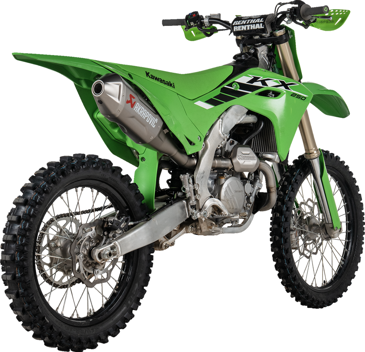 AKRAPOVIC Evolution Line Exhaust System - Kawasaki KX250 S-K2MET10-FDHLTA