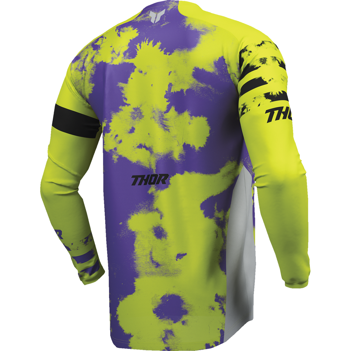 THOR Youth Launchmode Bleach Jersey - Gray/Acid - XL 2912-2583