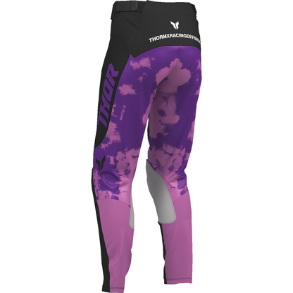THOR Women's Launchmode Bleach Pants - Black/Orchid - US 3/4 2902-0425