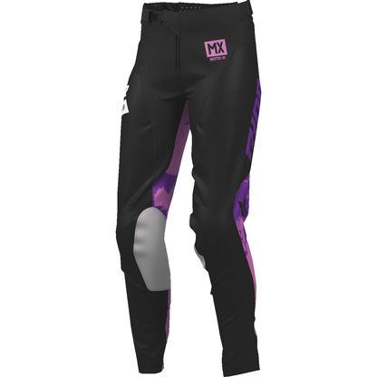 THOR Women's Launchmode Bleach Pants - Black/Orchid - US 3/4 2902-0425