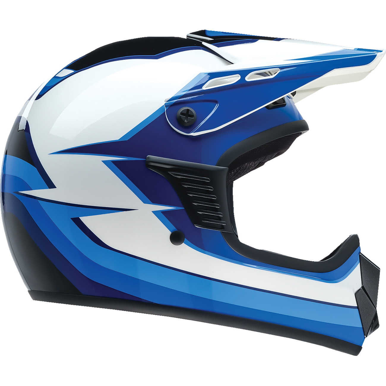 Z1R Youth Dirt Maxx Helmet - Vortex - Blue/White - Small 0111-1713