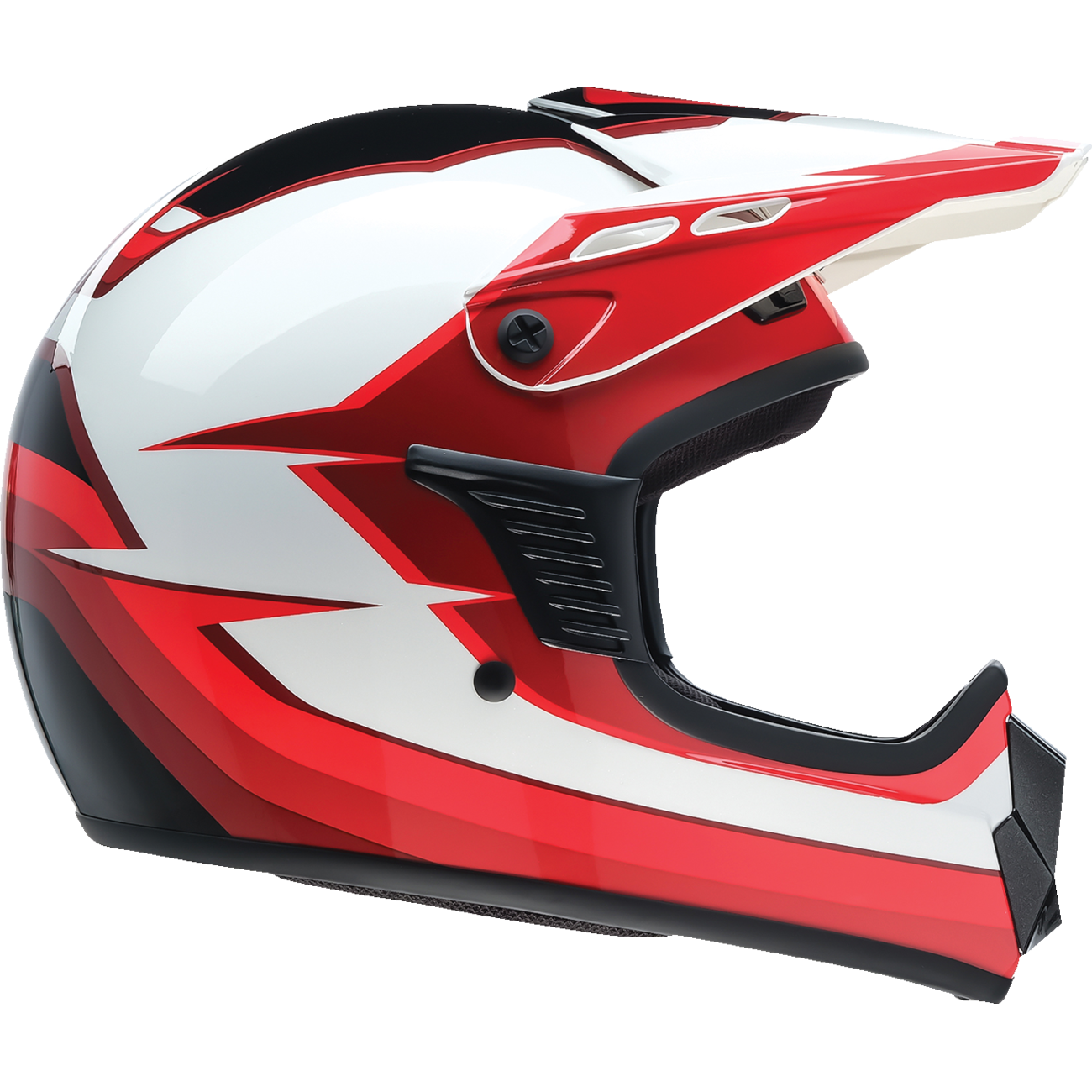 Z1R Youth Dirt Maxx Helmet - Vortex - Red/White - Medium 0111-1718