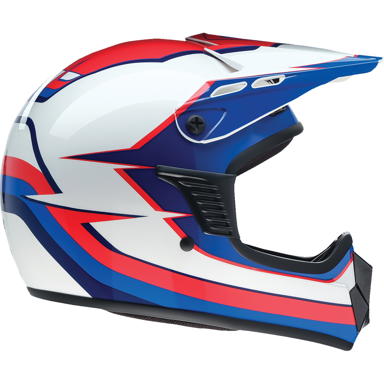 Z1R Youth Dirt Maxx Helmet - Vortex - Red/White/Blue - Small 0111-1729