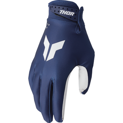 THOR Youth Launchmode Split Gloves - Navy - 2XS 3332-1948